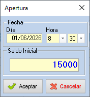 CajaApertura