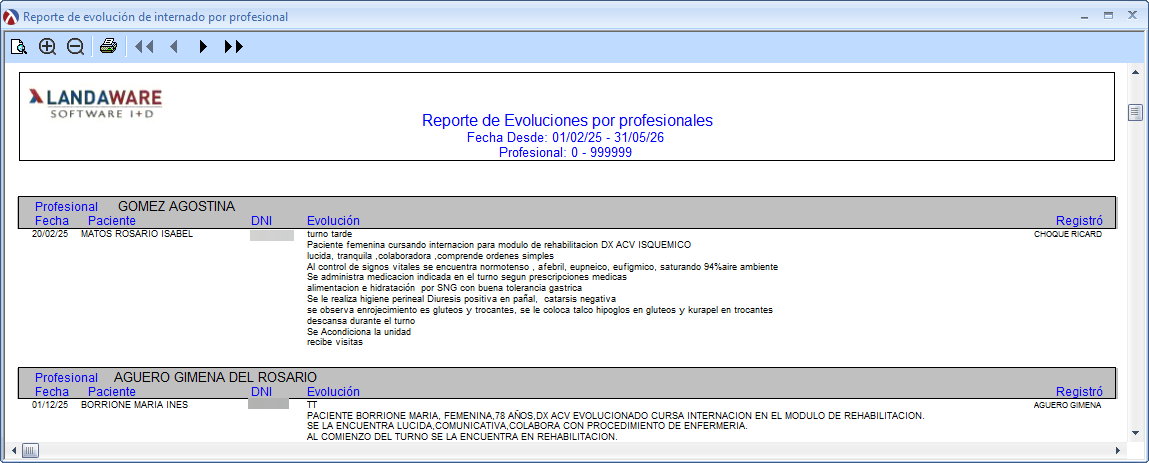 Ficha Onco Reporte Evo 2
