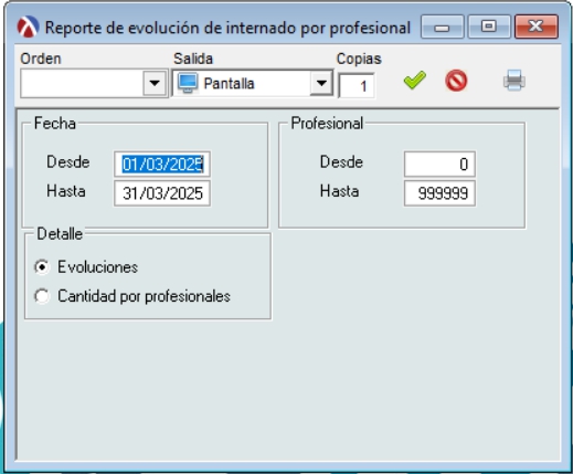 Evoluciones Internadio